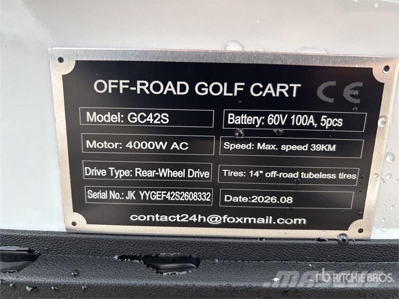  SDLOOL SL-GC42S Electric Off-Road Golf Cart (Unuse Kola za golf