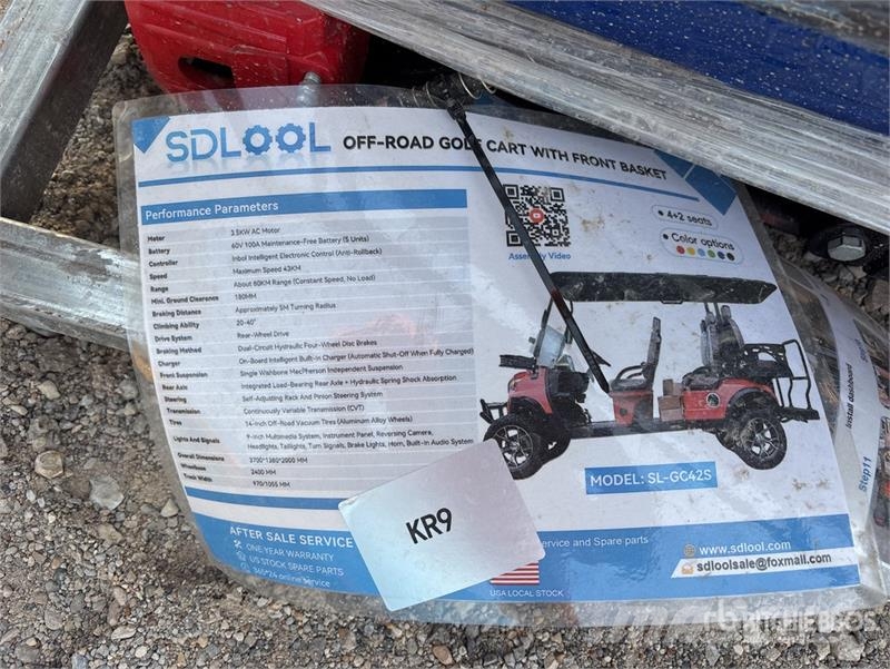 SDLOOL SL-GC42S Off-Road Golf Cart (Unused) Golfa karti