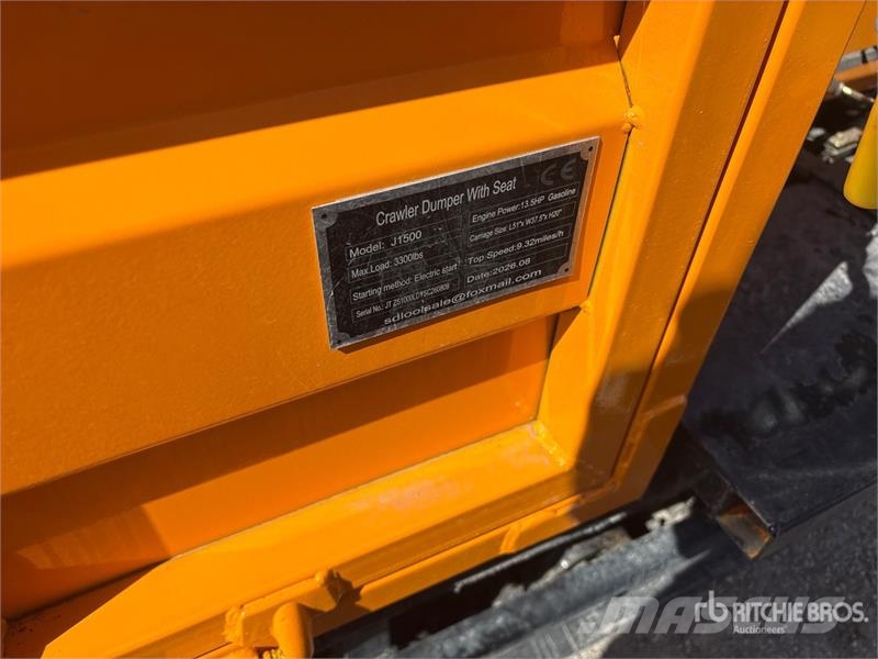  SDLOOL SL-J1500 1.5 ton Mini Crawler Dumper (Unuse Stavebné sklápače
