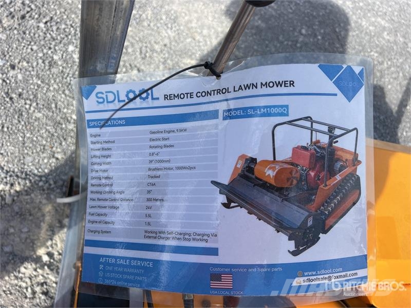 SDLOOL SL-LM1000Q Remote Control Lawn Mower (Unuse Trattorini tagliaerba