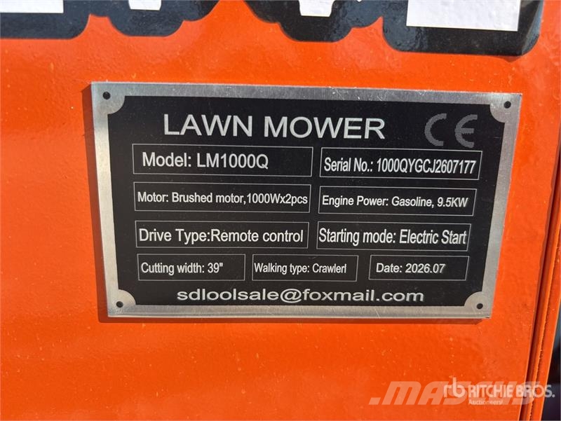 SDLOOL SL-LM1000Q Remote Control Lawn Mower (Unuse Sodo traktoriukai-vejapjovės