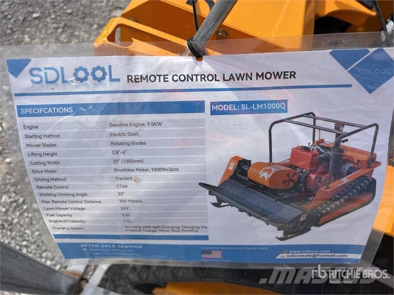  SDLOOL SL-LM1000Q Remote Control Lawn Mower (Unuse Самохідні газонокосарки