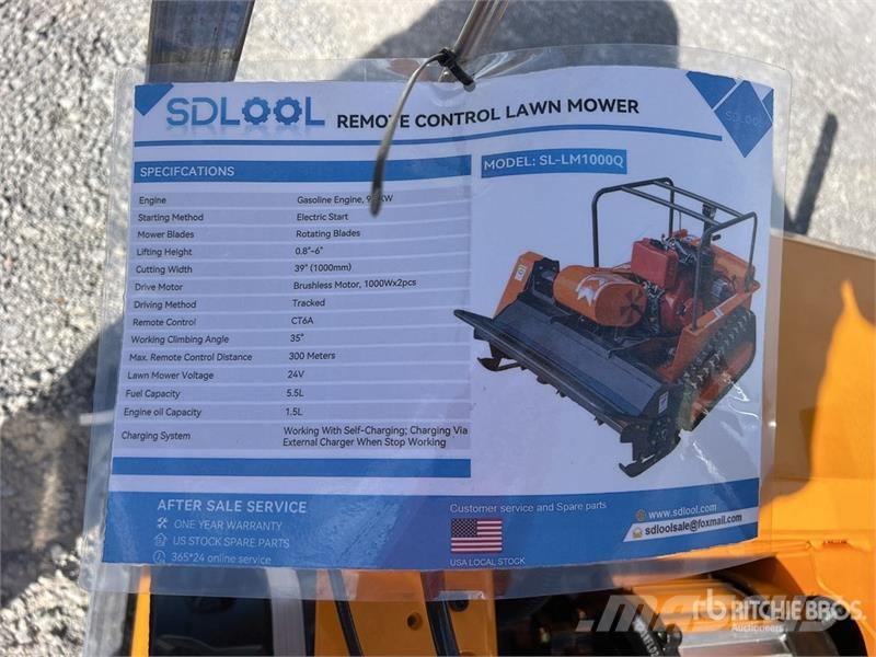 SDLOOL SL-LM1000Q Remote Control Lawn Mower (Unuse Trattorini tagliaerba