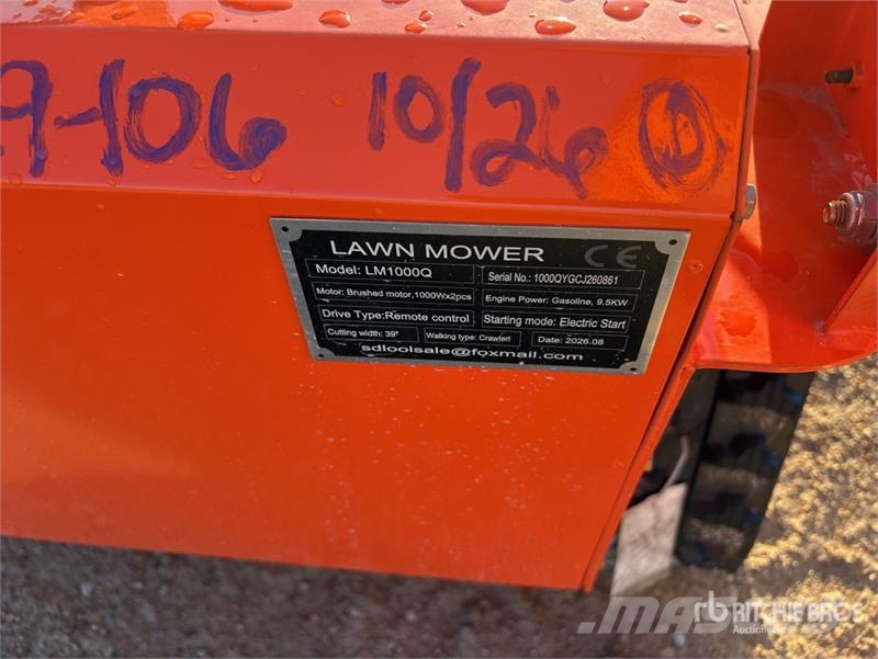  SDLOOL SL-LM1000Q Remote Control Crawler Lawn Mowe ركوب الحشائش
