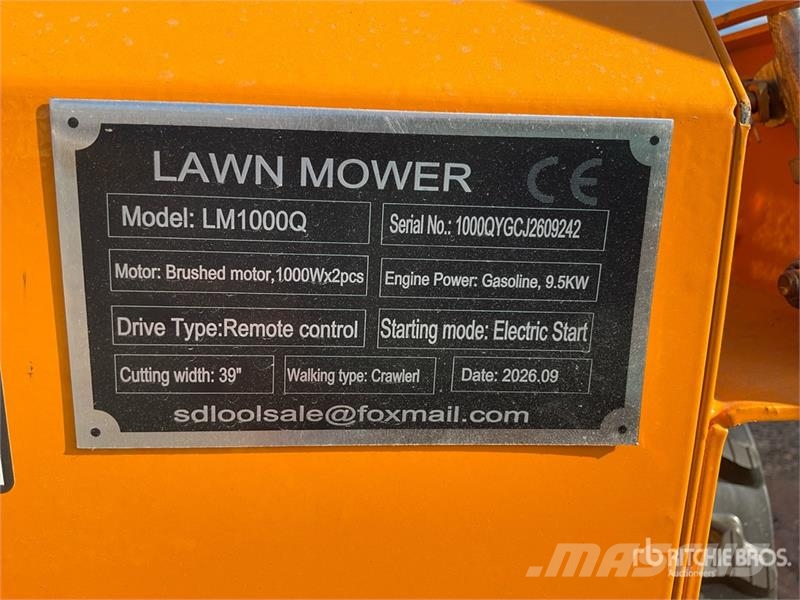  SDLOOL SL-LM1000Q Remote Control Lawn Mower (Unuse Mauriņa traktors