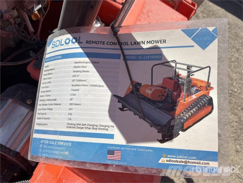 SDLOOL SL-LM1000Q Remote Control Crawler Lawn Mowe Riding mowers