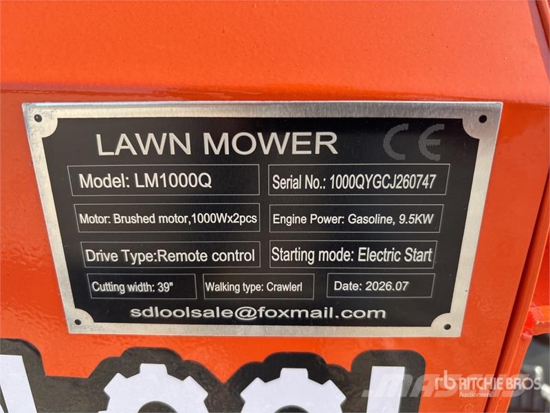  SDLOOL SL-LM1000Q Remote Control Lawn Mower (Unuse Åkgräsklippare