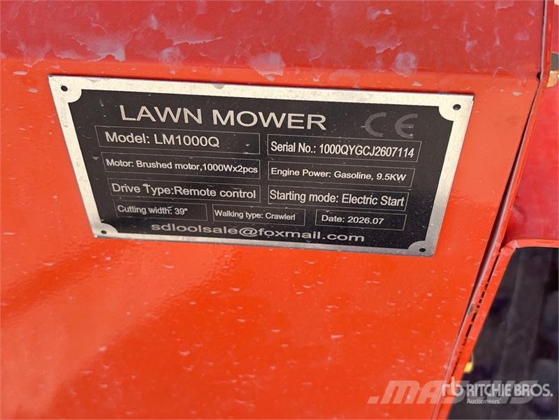  SDLOOL SL-LM1000Q Remote Control Crawler Lawn Mowe ركوب الحشائش