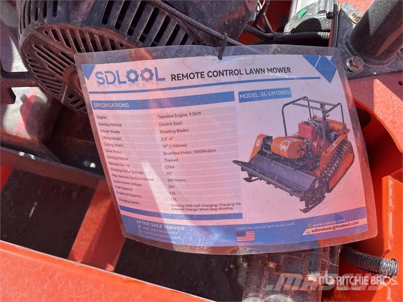 SDLOOL SL-LM1000Q Remote Control Crawler Lawn Mowe Riding mowers