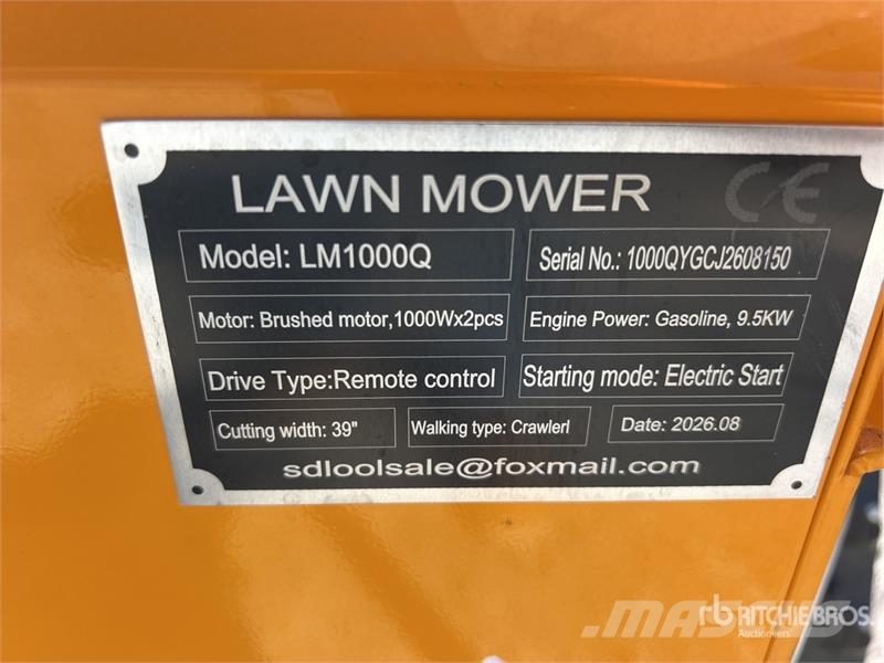 SDLOOL SL-LM1000Q Remote Control Lawn Mower (Unuse Trattorini tagliaerba