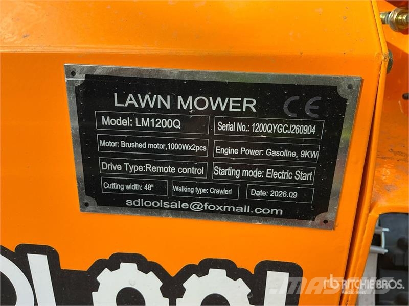 SDLOOL SL-LM1200Q Remote Control Lawn Mower (Unuse Tondeuses montées