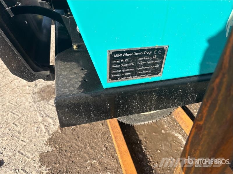 SDLOOL SL-M1300 Stand-On Mini Wheeled Dumper (Unus Dumpers de obras