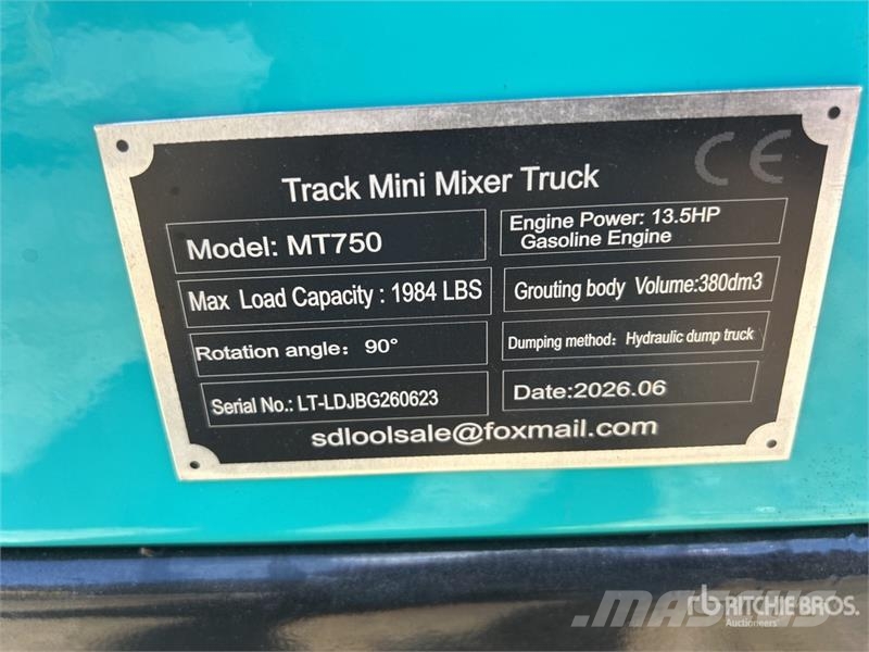 SDLOOL SL-MT750 Mini Track Mini Mixer Concrete Bug Accesorios