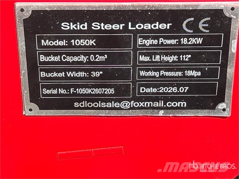 SDLOOL SL-V1000 Compact Track Loader (Unused) Kompaktrakodók