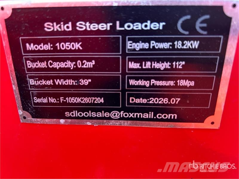 SDLOOL SL-V1000 Compact Track Loader (Unused) Kompaktrakodók