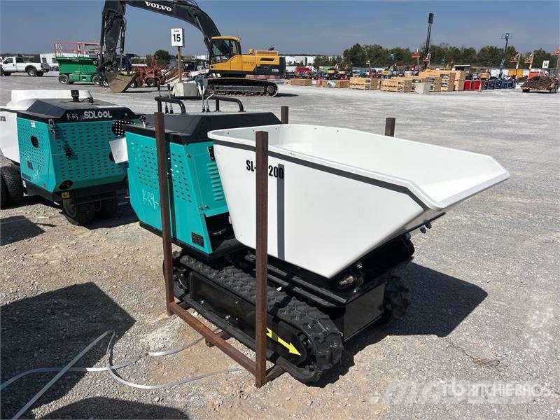  SDLOOL SL-XL1200 Mini Rotating Crawler Dumper Dump عربات نقل قلابة للمواقع