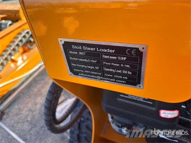 SDLOOL SL360T Šmykom riadené nakladače