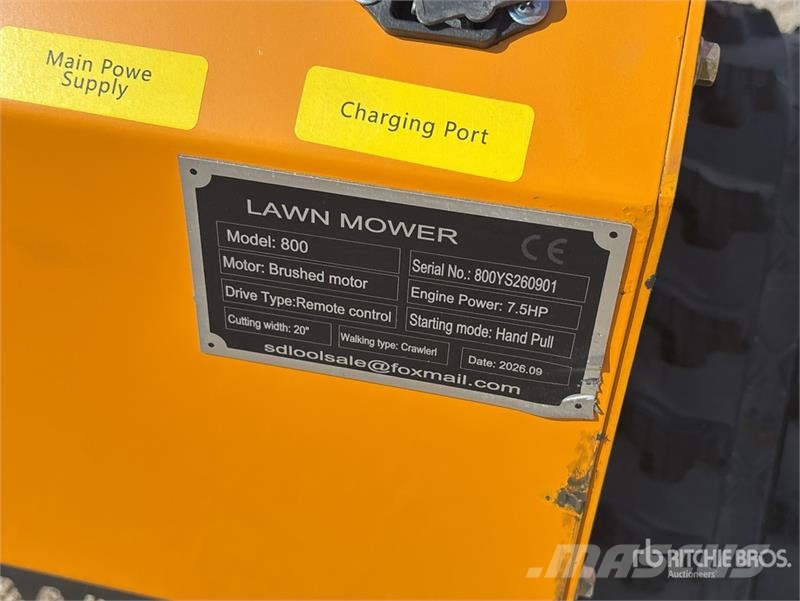 SDLOOL SL800 Remote Control Lawn Mower (Unused) Tractores corta-césped