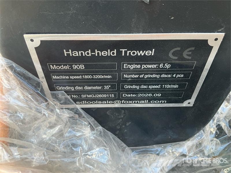  SDLOOL SL90B Power Trowel (Unused) Palas
