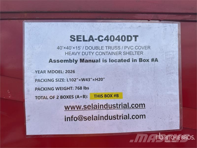 SELA C4040DT 40 ft x 40 ft Double Truss Container 其他