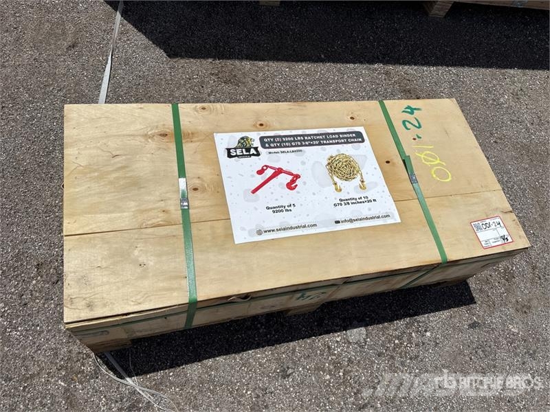  SELA LB9200 Quantity of (5) Ratchet Binders & Quan Andre komponenter