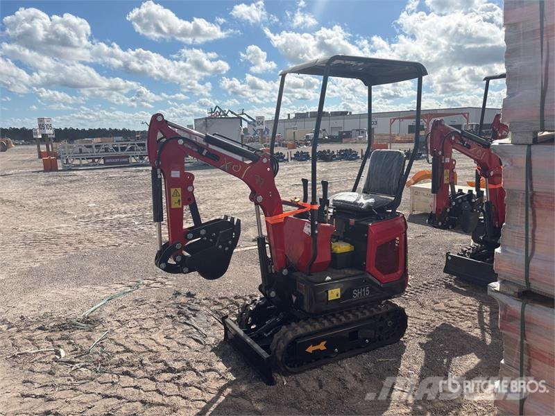 SH15-RED Gasoline Mini Excavator (Unused) Miniescavadeiras < 7t (Mini escavadeiras)