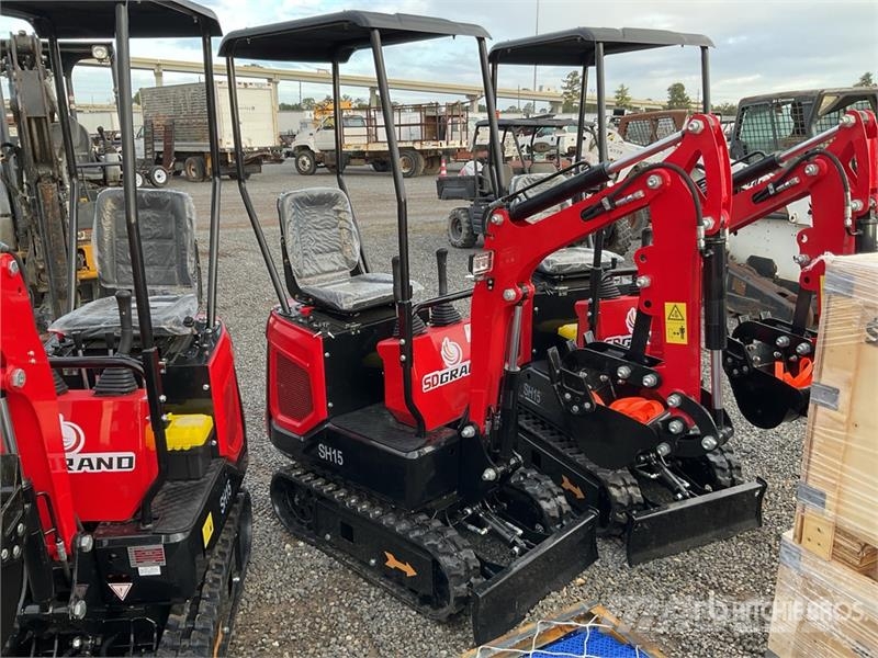 SH15-RED Gasoline Mini Excavator (Unused) Εκσκαφάκι (διαβολάκι) < 7t