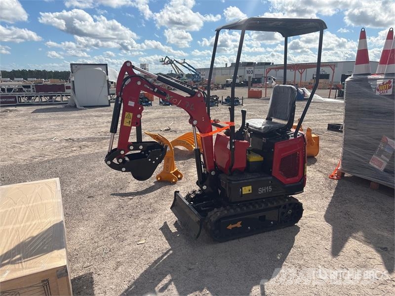 SH15-RED Gasoline Mini Excavator (Unused) Miniescavatori