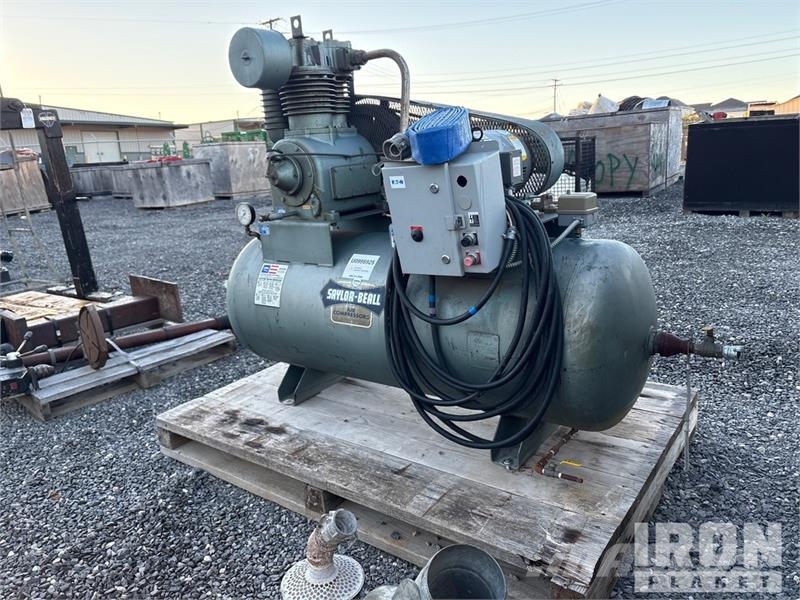 Skid-Mounted Electric 120 gal Air Compressor Kompressoren