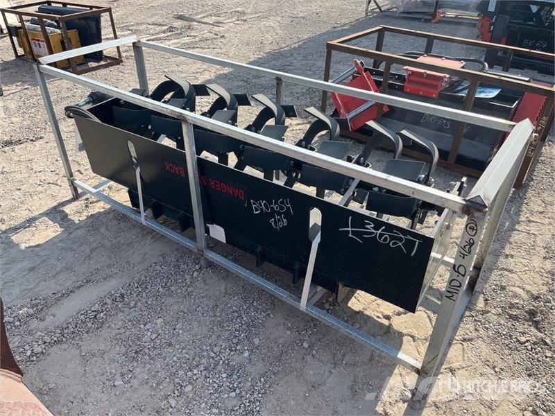 Skid Steer Tiller Power harrows and rototillers