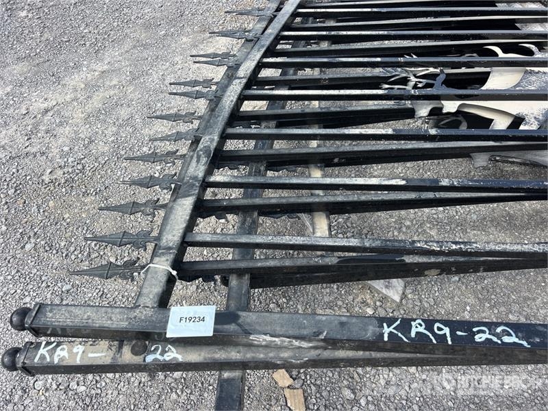 SKLP SK-14BL 14 ft x 88 in Wrought Iron Bi-Parting Farm machinery