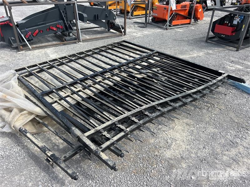 SKLP SK-14BL 14 ft x 88 in Wrought Iron Bi-Parting Farm machinery