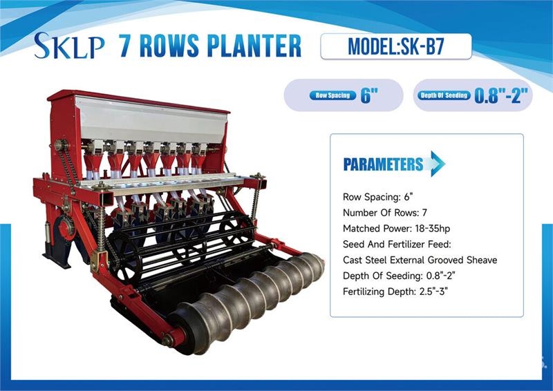 SKLP SK-B7 7 Row Planter (Unused) Plantadores