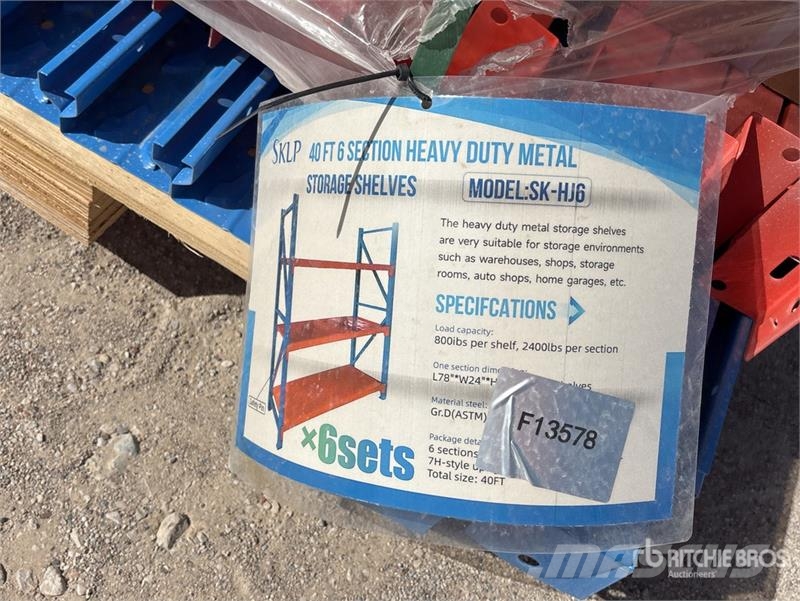 SKLP SK-HJ6 Metal Storage Shelving (Unused) Otros componentes