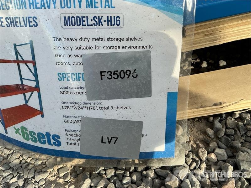 SKLP SK-HJ6 Metal Storage Shelving (Unused) Ostale komponente za građevinarstvo