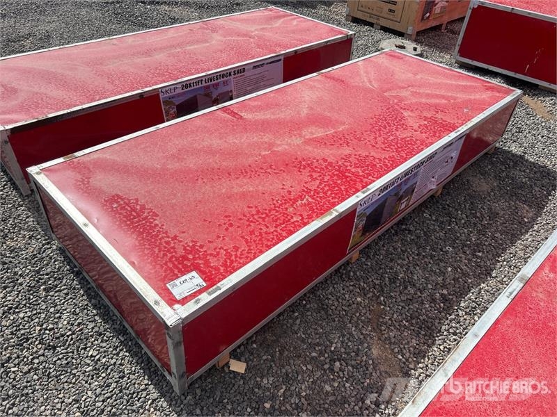  SKLP SK-LS20 20 ft x 12 ft Metal Livestock Shelter ماكينات وملحقات مواش أخرى