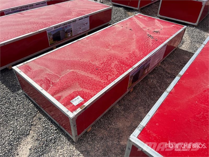  SKLP SK-LS20 20 ft x 12 ft Metal Livestock Shelter ماكينات وملحقات مواش أخرى