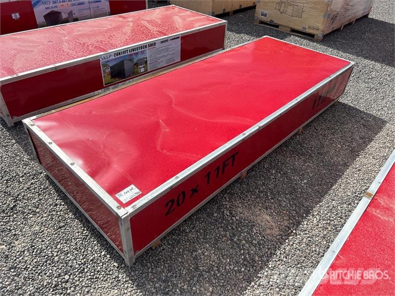  SKLP SK-LS20 20 ft x 12 ft Metal Livestock Shelter ماكينات وملحقات مواش أخرى