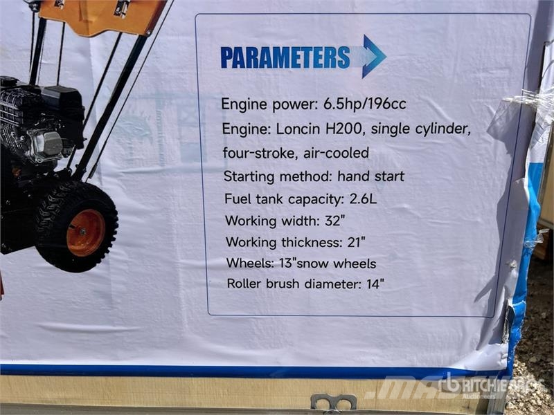 SKLP SK-QSJ32 Walk-Behind Snow Sweeper (Unused) Sonstige Baumaschinen