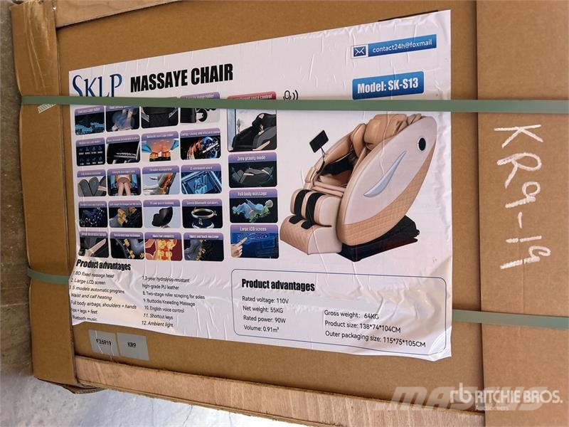 SKLP SK-S13 Massage Chair (Unused) Andre komponenter