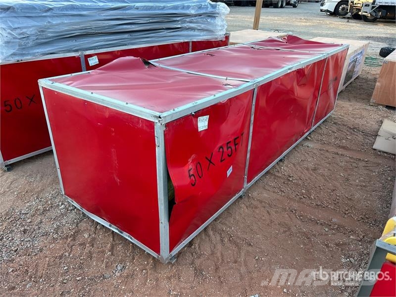  SKLP SK-S5025 25 ft x 50 ft Large Scale Storage Bu 철골 건물