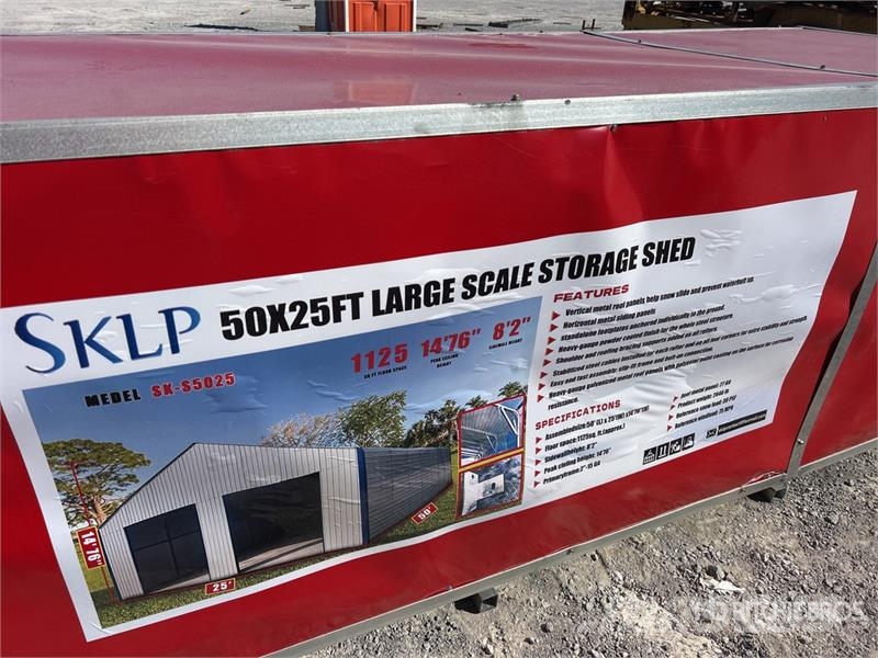  SKLP SK-S5025 25 ft x 50 ft Large Scale Storage Bu Stahlrahmenaufbauten