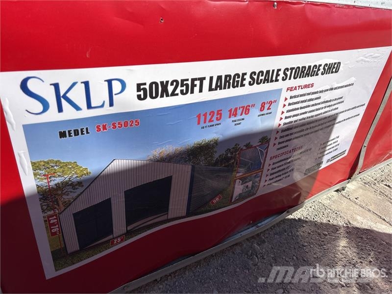  SKLP SK-S5025 25 ft x 50 ft Large Scale Storage Bu Stahlrahmenaufbauten