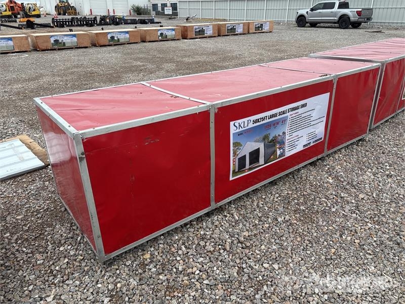 SKLP SK-S5025 25 ft x 50 ft Large Scale Storage Bu Stålrammer