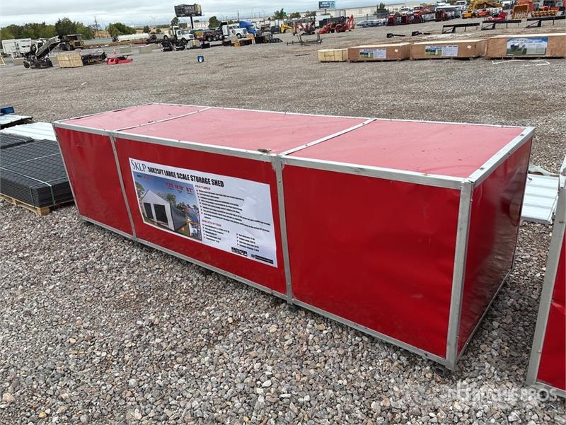SKLP SK-S5025 25 ft x 50 ft Large Scale Storage Bu Stålrammer
