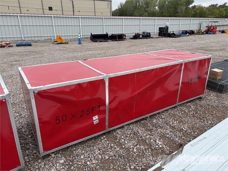 SKLP SK-S5025 25 ft x 50 ft Large Scale Storage Bu Stålrammer