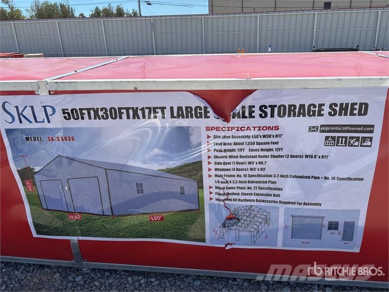 SKLP SK-S5030 30 ft x 50 ft Large Scale Storage Bu 철골 건물