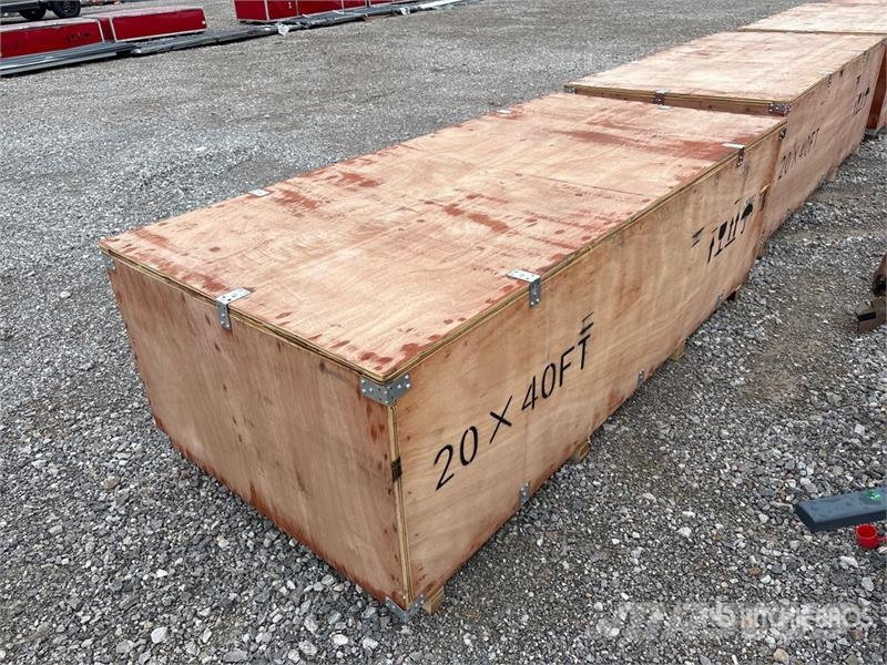  SKLP SK-SC40 20 ft x 40 ft 40 Ft x 20 Ft Carport ( Tērauda karkasa ēkas