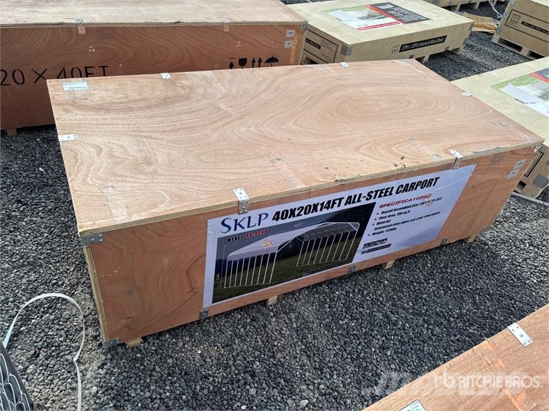 SKLP SK-SC40 20 ft x 40 ft Carport (Unused) Stahlrahmenaufbauten