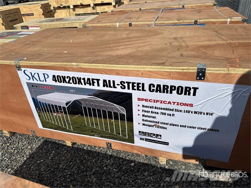  SKLP SK-SC40 20 ft x 40 ft Carport (Unused) Jeklene gradbene konstrukcije